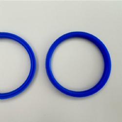 blue rubber ring