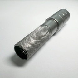 aluminum CNC turning parts with knurl